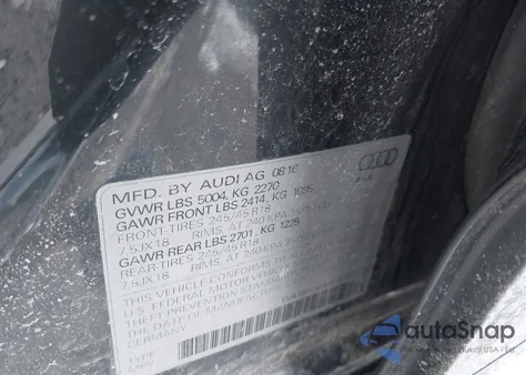 2017 Audi A4 Allroad 2.0T Premium из США, поврежденный, VIN WA19NAF44HA047136